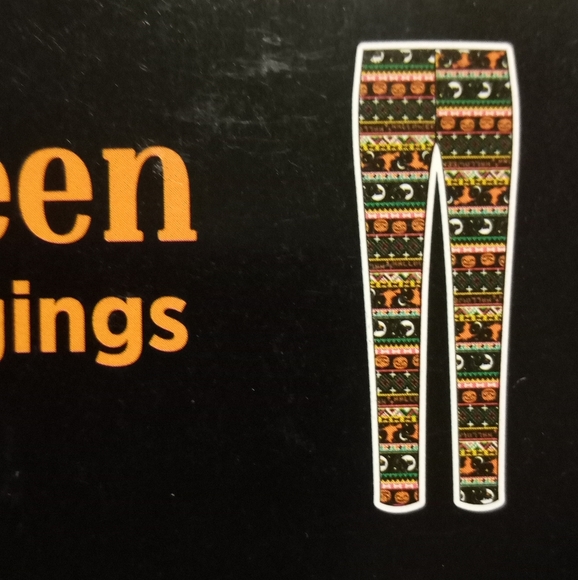 Bobbie Brooks Halloween Tee & Leggings "HALLO QUEEN", Size L NWT - Picture 2 of 6